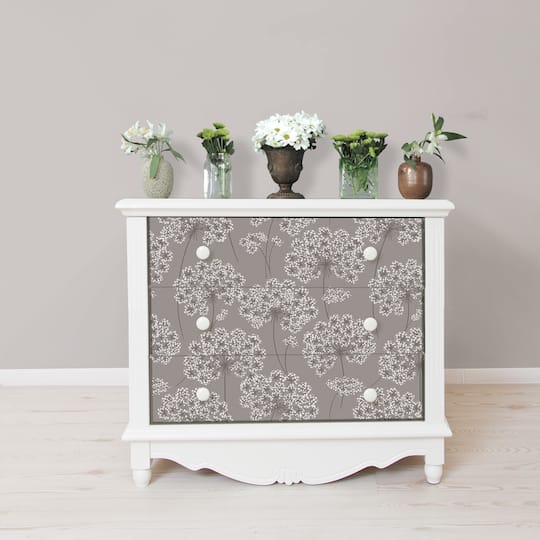 NuWallpaper Angelica Gray Peel & Stick Wallpaper